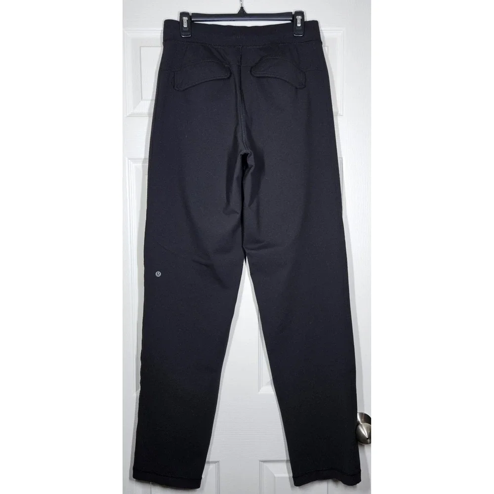 Lululemon Kung Fu Pants Men's M Black Pockets Pull On Stretch 35" Inseam Active - Picture 4 of 11